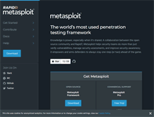 Tablet Screenshot of metasploit.com